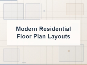 Exploring Modern Residential Floor Plan Layouts